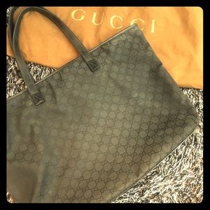 Authentic Gucci Black Tote